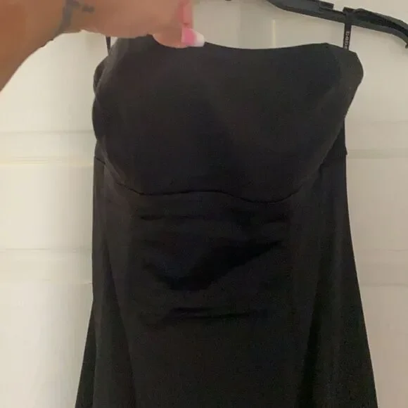 Strapless BEBE Black Dress - Picture 2 of 4